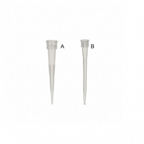 Puntas para micropipetas, 0,5 - 10 µl tipo Gilson, 1000 uds