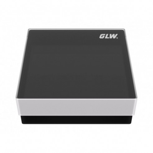 GLW-Box PP black, 130 x 130 x 45 mm, w/o divider and holes