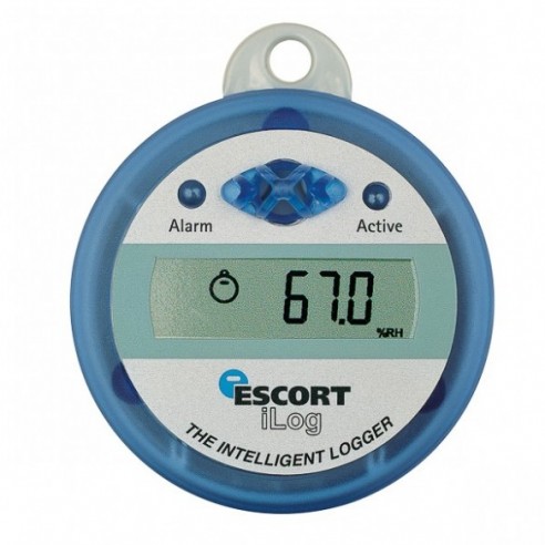 Data logger serie iLOG con sonda interna de temperatura y humedad, 32000 lecturas